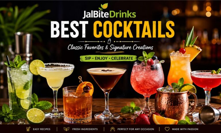 JalBiteDrinks Best Cocktails Classic & Signature Drinks
