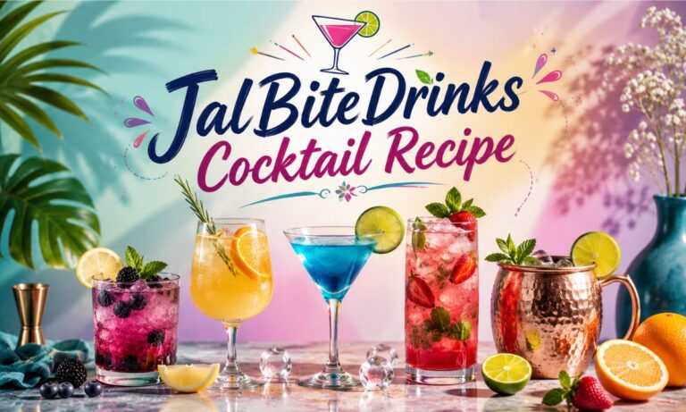 JalBiteDrinks Cocktail Recipe 10 Easy Homemade Cocktails