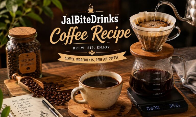JalBiteDrinks Coffee Recipe Brew the Perfect Cup at Home