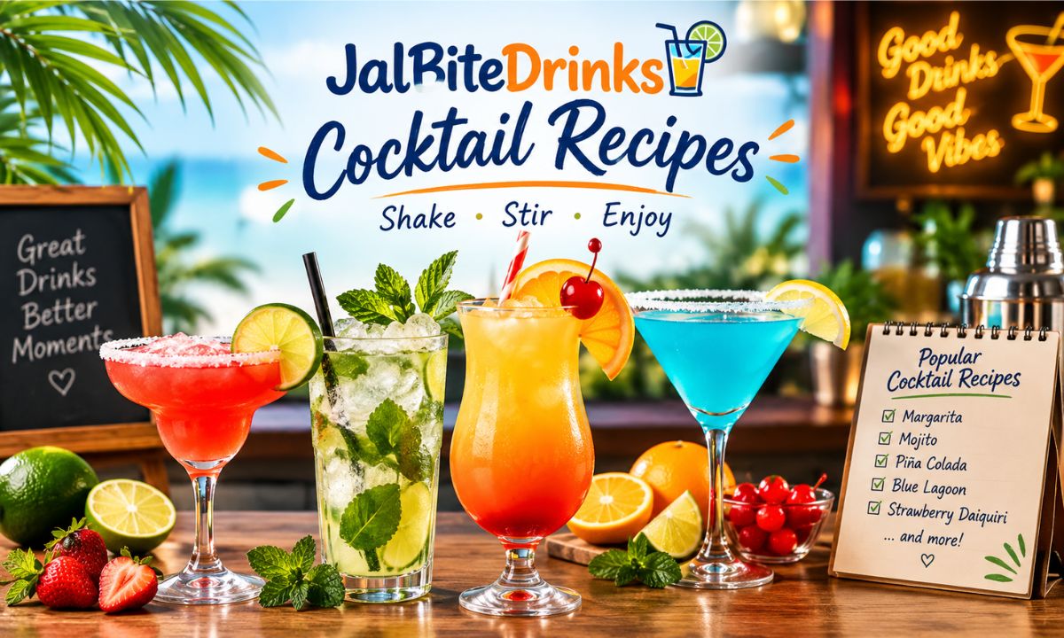 Cocktail Recipes JalBiteDrinks Easy Homemade Drinks